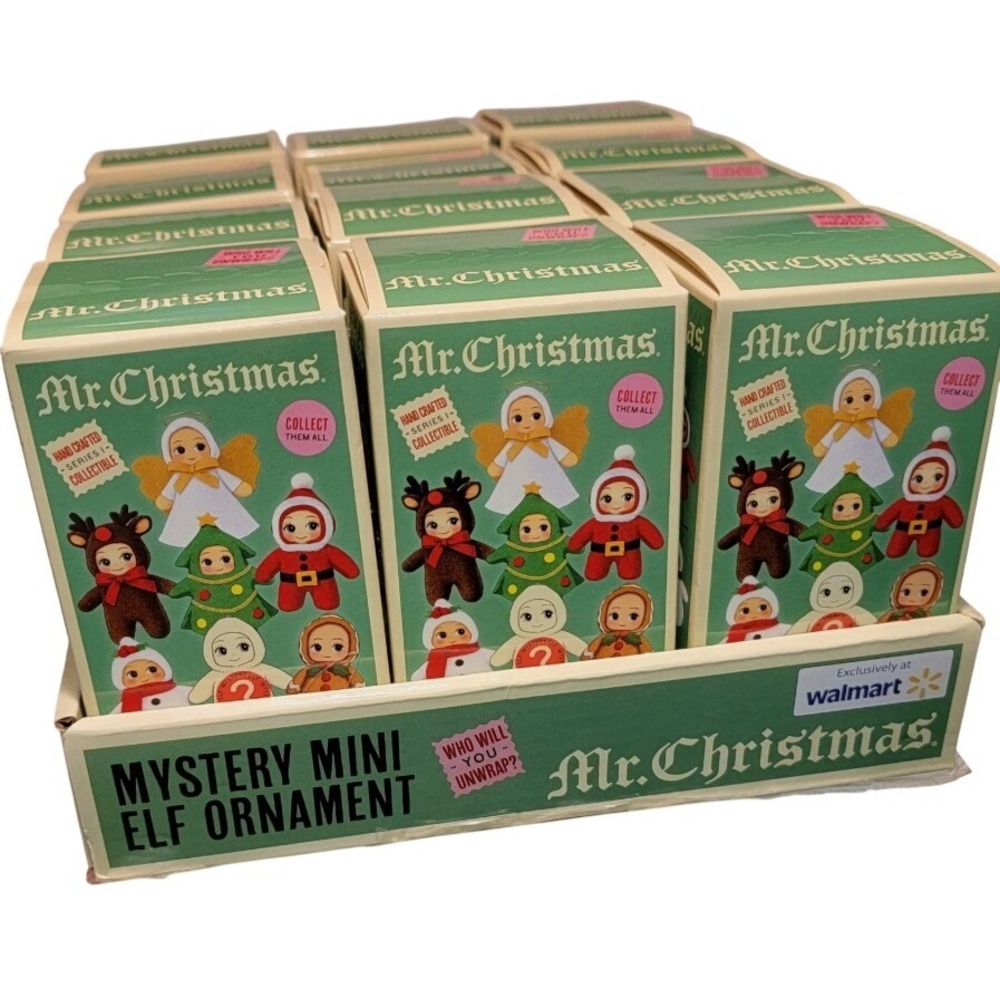 Mr. Christmas Mystery Mini Elf Ornament Walmart Only Full Case Of 12